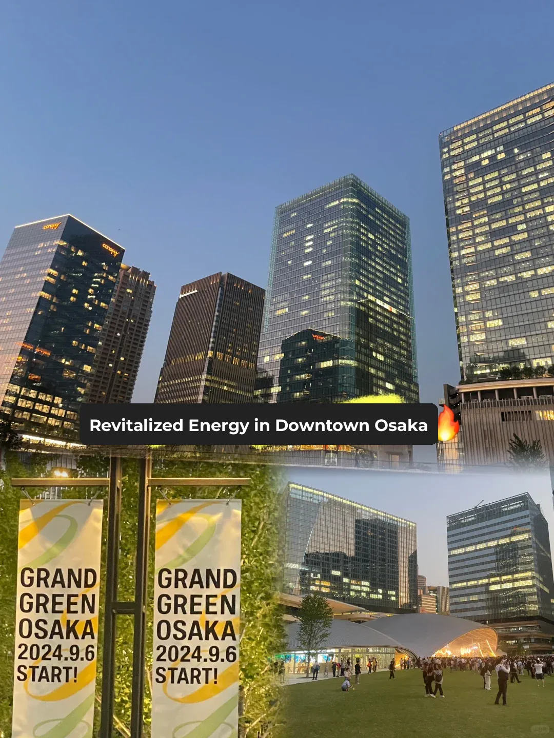 Osaka's New Landmark｜GrandGreenOsaka Officially Opens Today