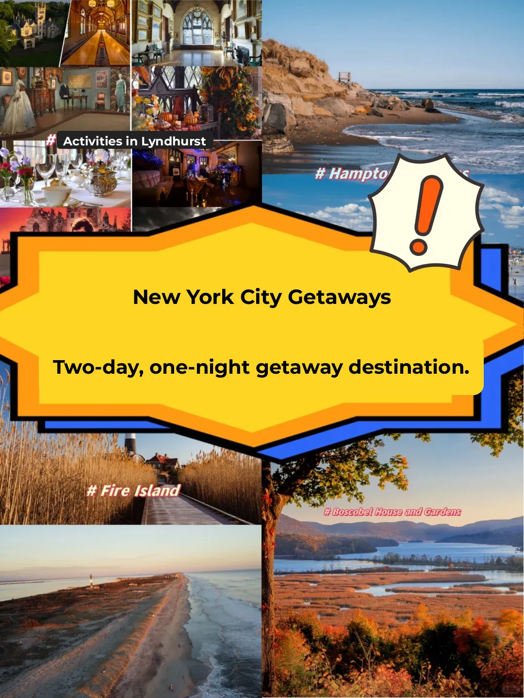 Escape NYC! 2 Days 1 Night Getaway Spot 📅 Book Now!