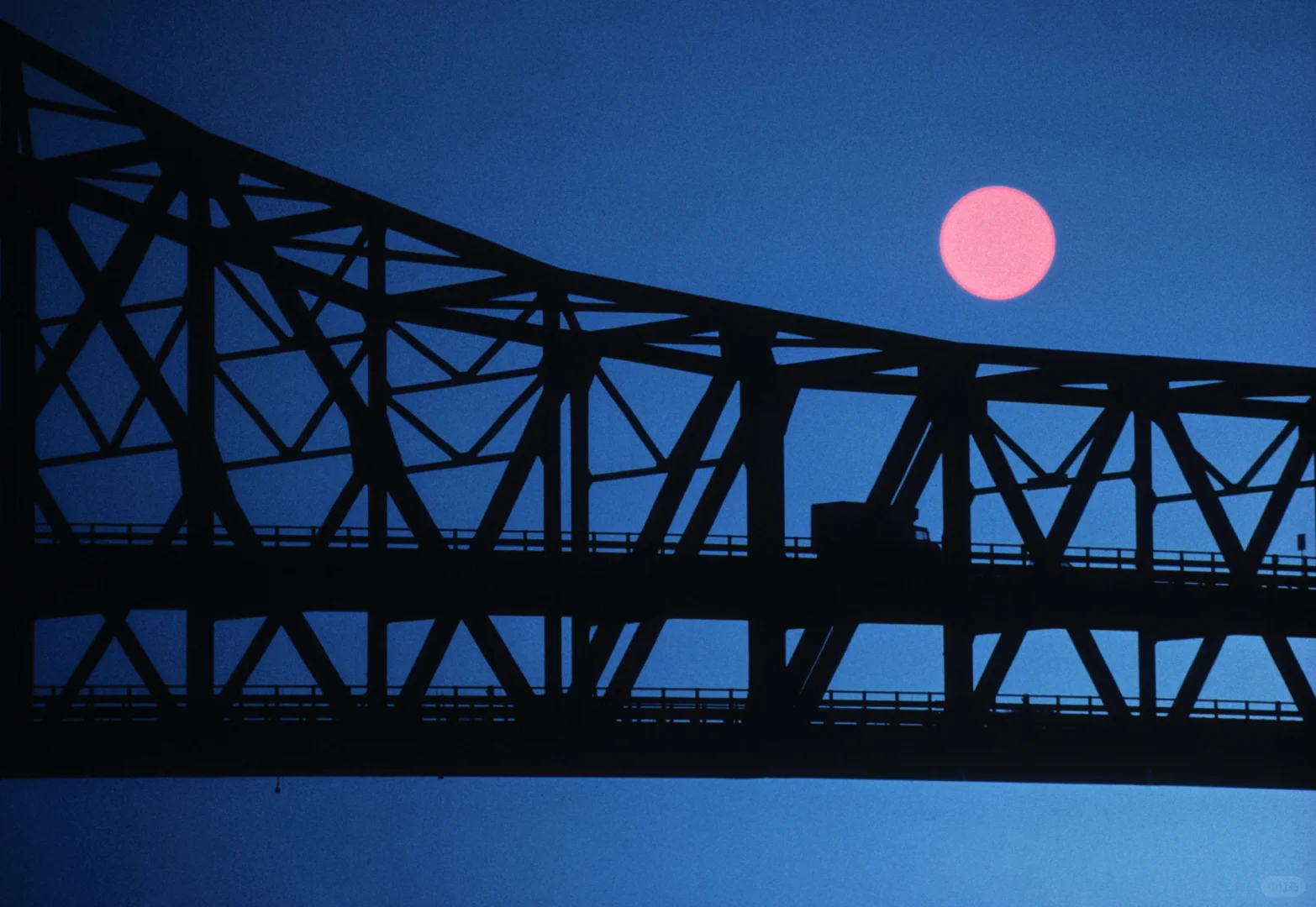 Full Moon Over the Mystic River Bridge