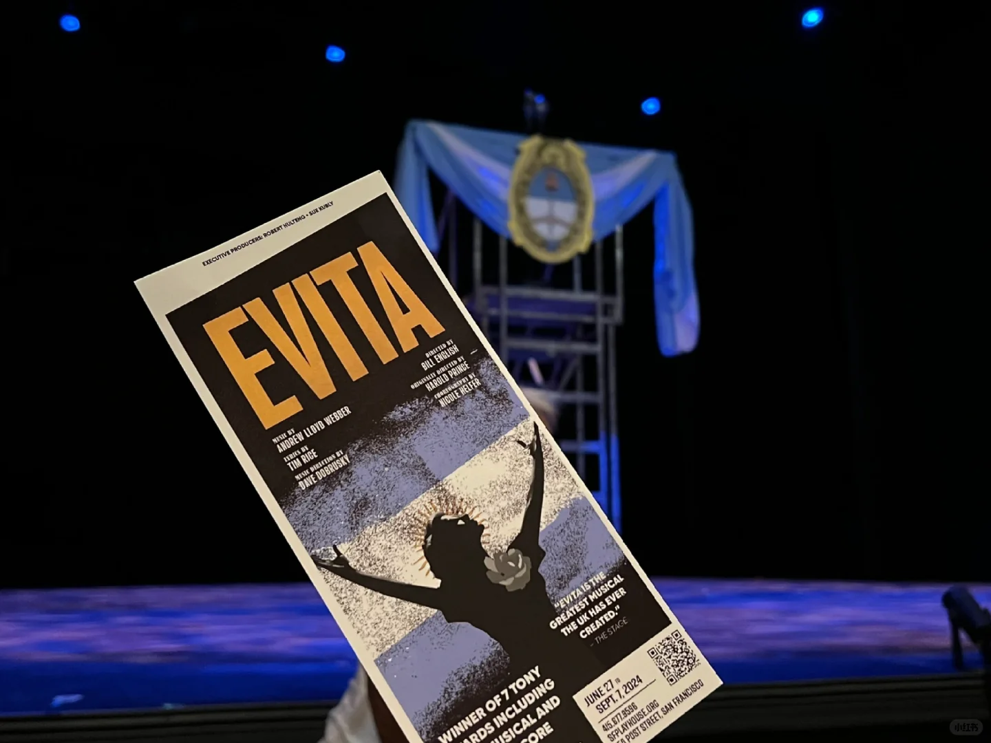 🎭SF Musical 🎵Evita 👗📅June 24 - Sept 24