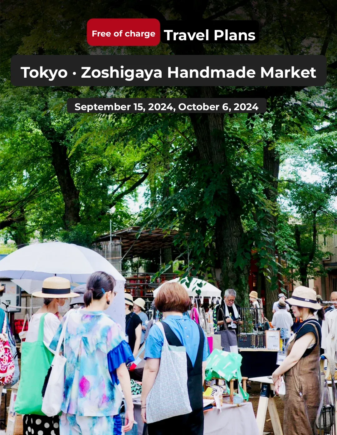 A Tranquil Oasis in Bustling Tokyo: "Zoshigaya Handmade Market"