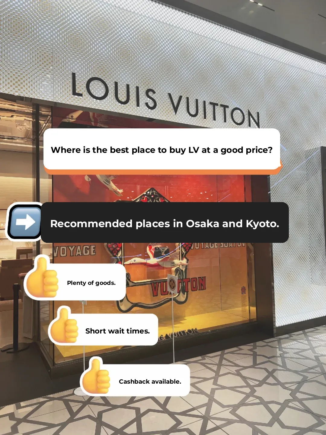 How to Score the Best Deal on LV in Osaka and Kyoto