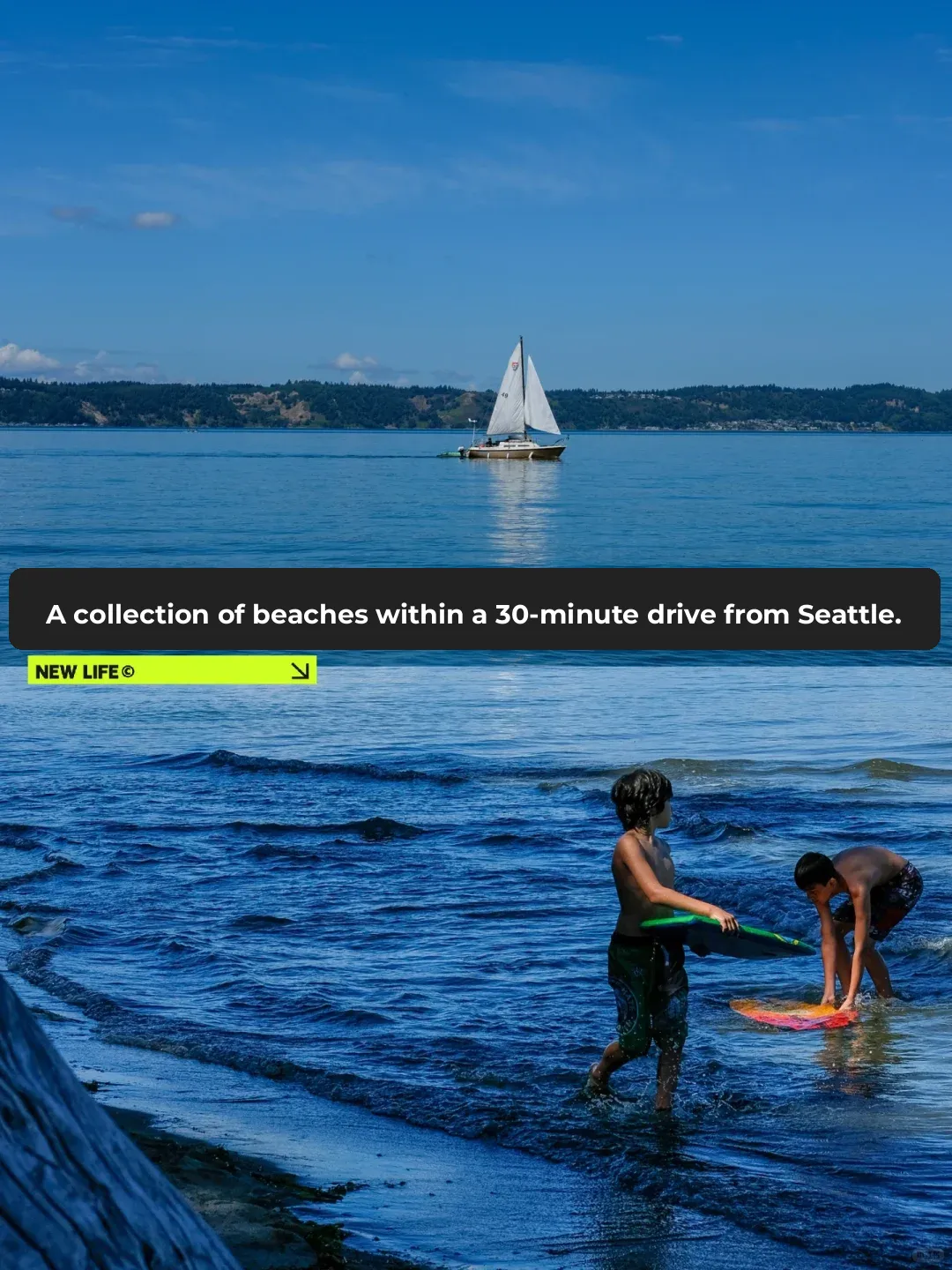 July Travel Guide: No Need to Drive 2 Hours, Seattle's Surrounding Beaches Roundup