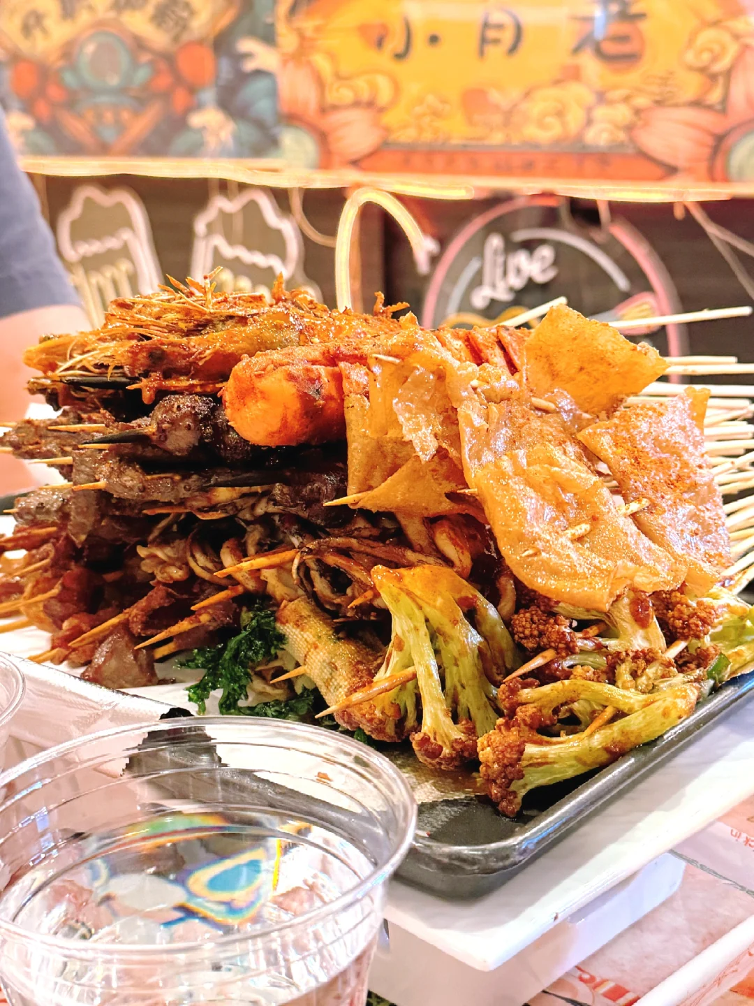 Who Knew LA Had Fried Skewers Buffet?! 😲😲