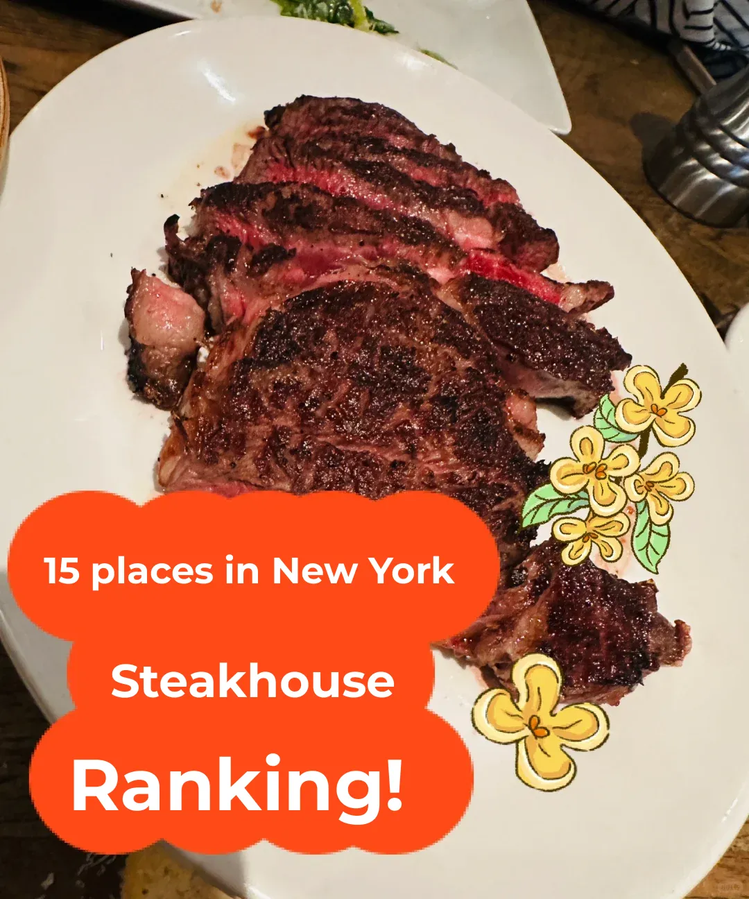 Top 15 Steakhouse Picks in NYC 🥩 🔥 Must-Save/Visited 200+