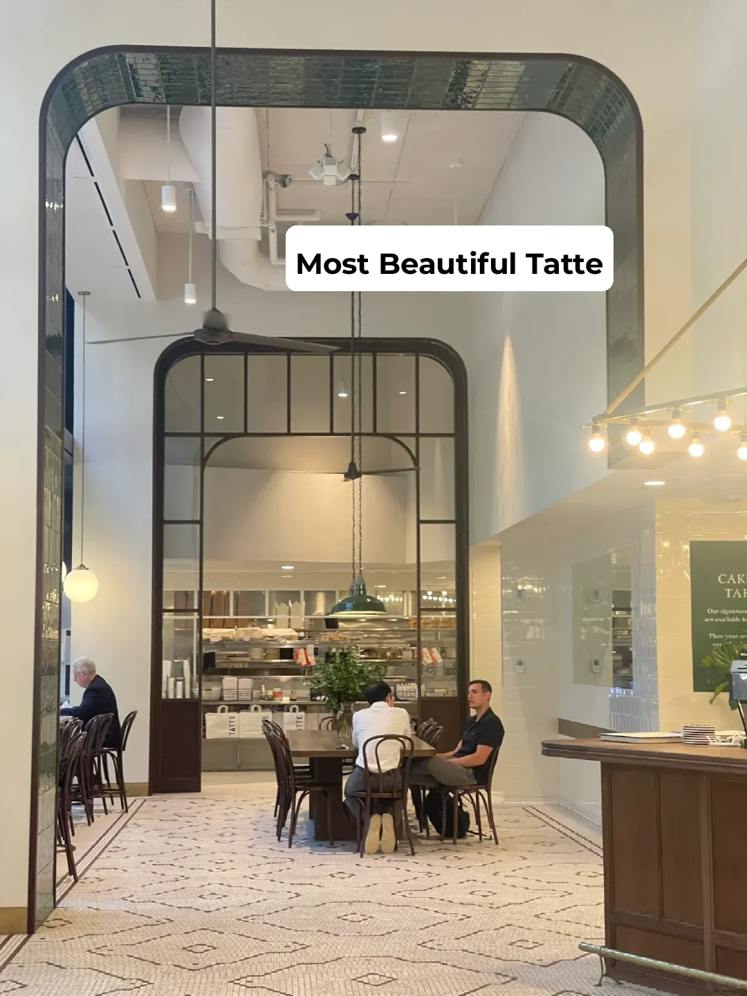 The newly opened Tatte in Boston is HUGE!!!