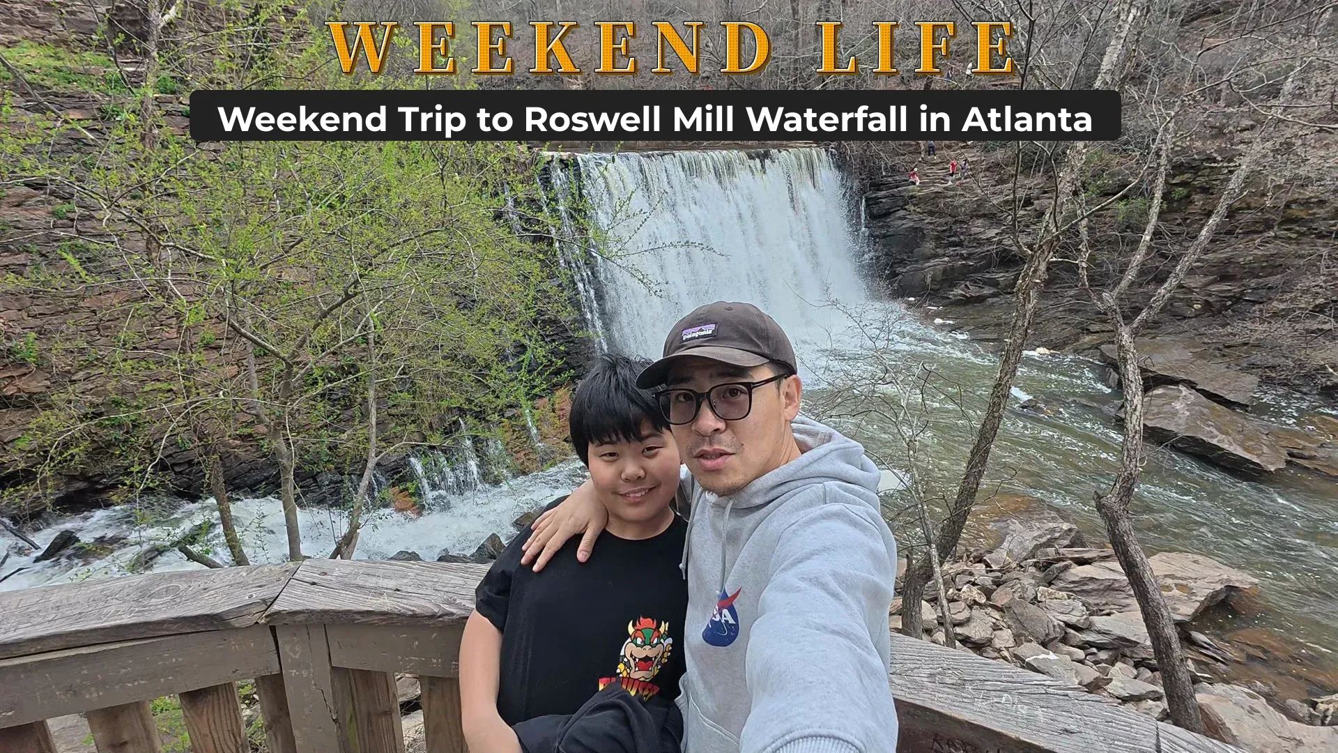 Weekend Getaway in Atlanta – Roswell Mill Waterfall