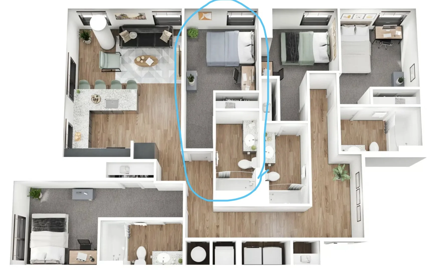 Summer Sublease for Brand-New Student Apartment in Atlanta