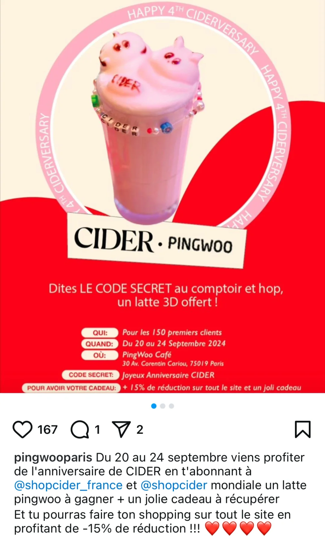 🇫🇷 Paris · Pingwoo's Free 3D Latte Art