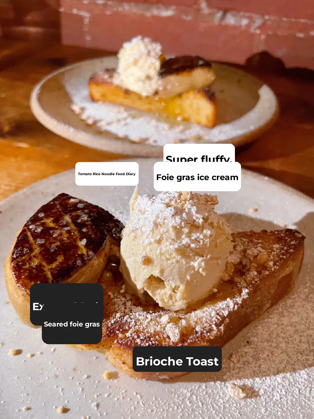 Seattle Fine Dining | Foie Gras Ice Cream + Red Wine Sorbet