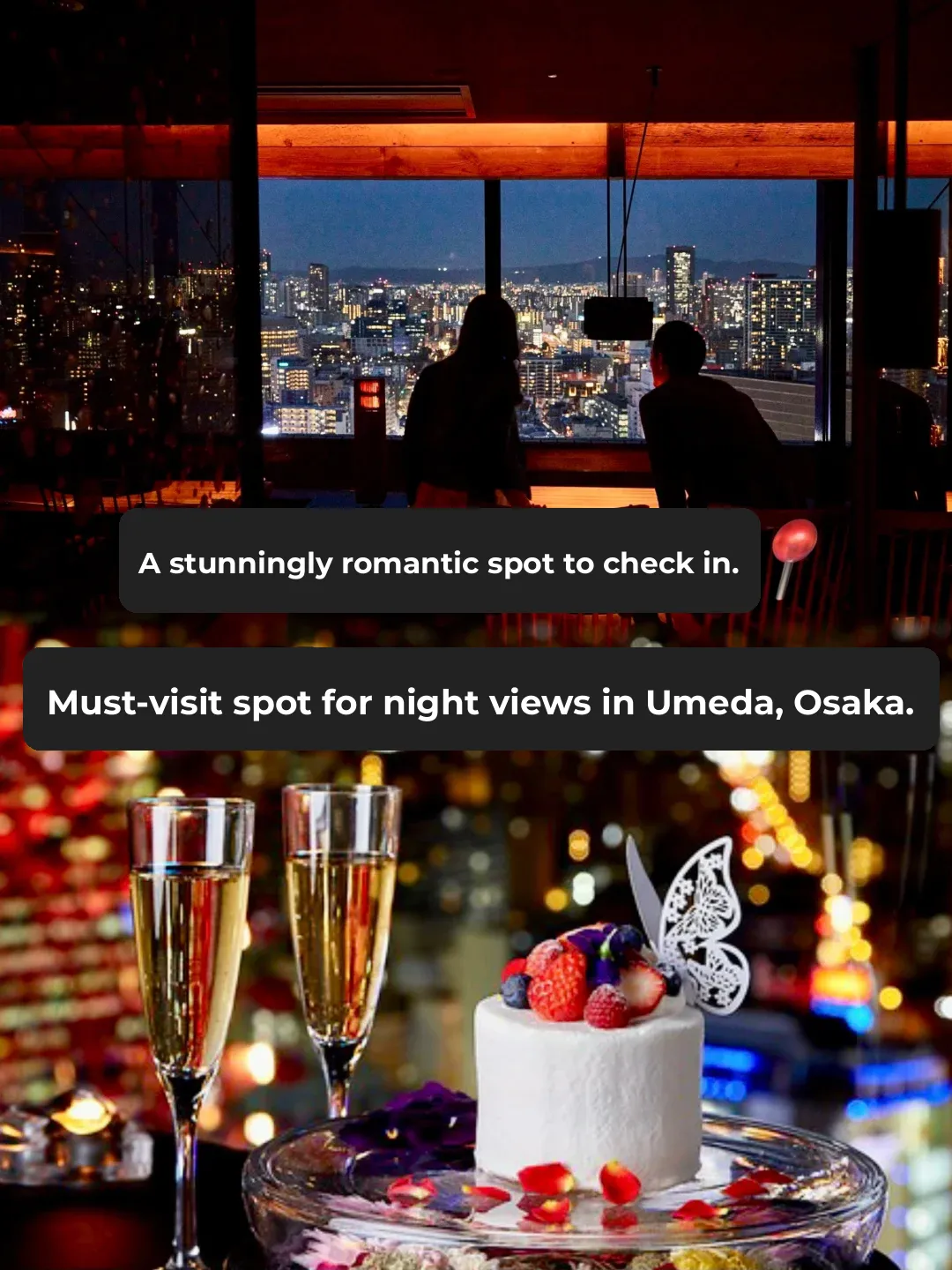 🇯🇵 Osaka Umeda | Super Atmospheric Night View Date Spot 🍸🌃