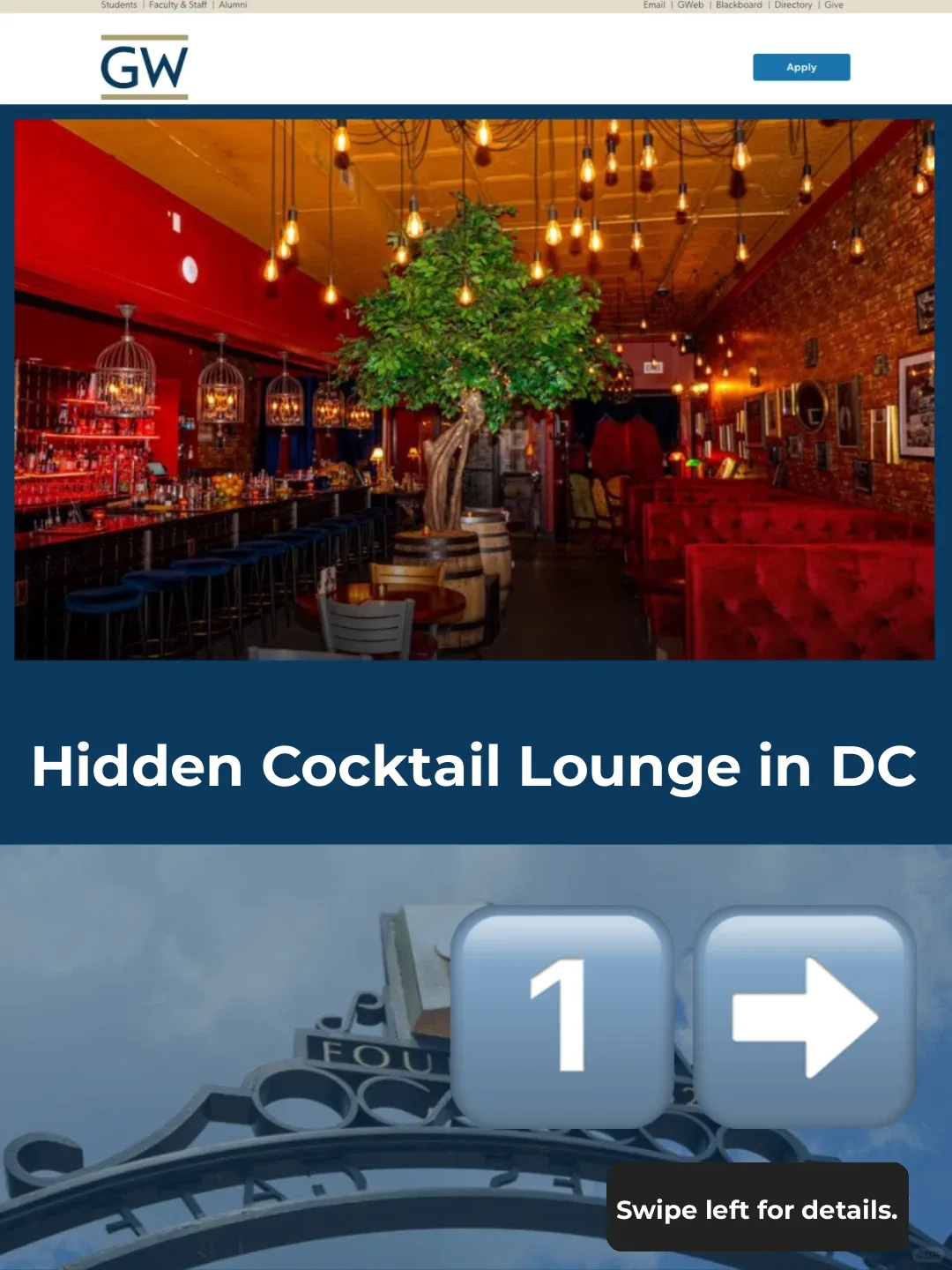 Hidden Cocktail Lounge in Washington, D.C. 🇺🇸🍹 (Part 1)