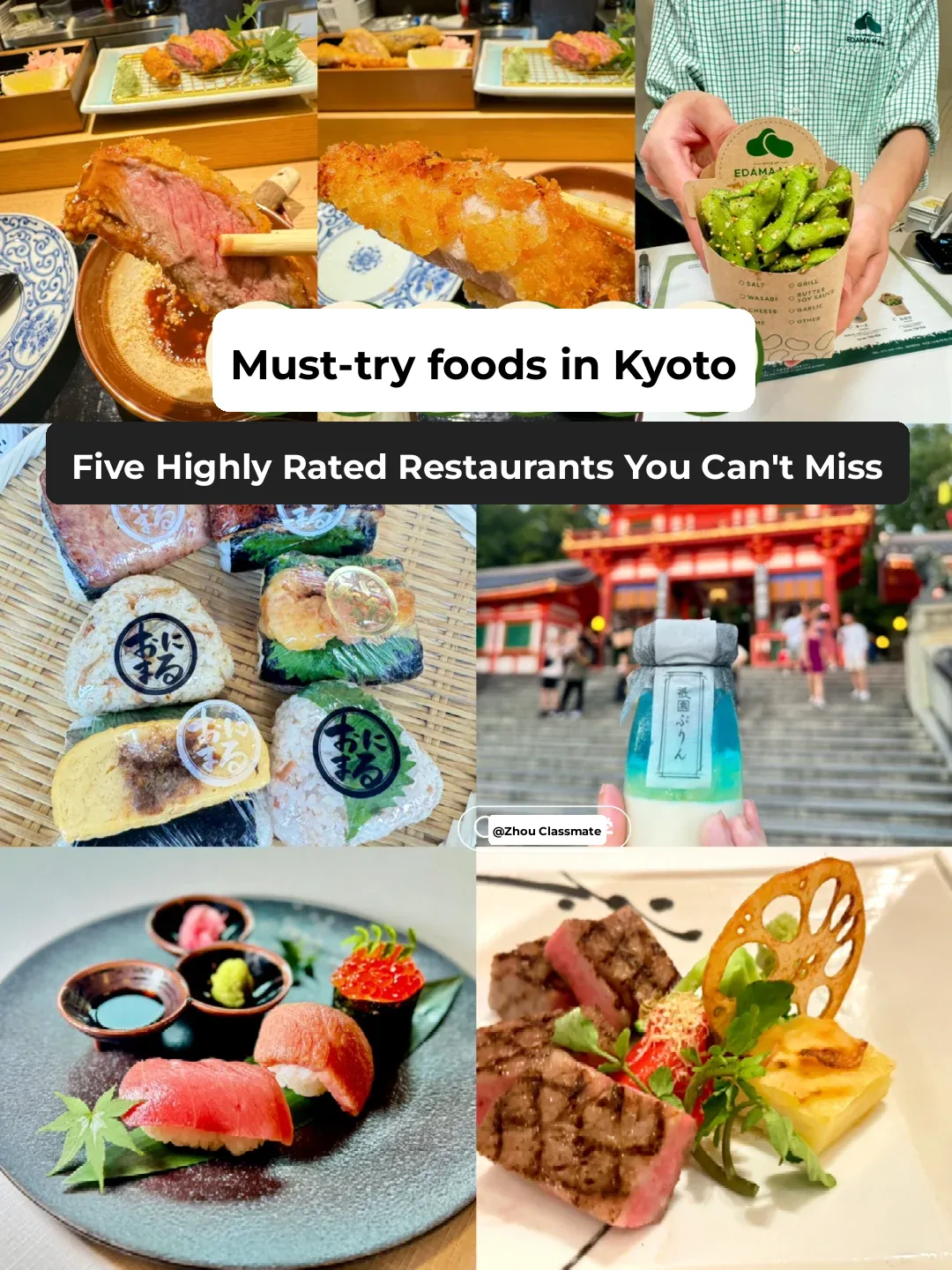 Kyoto Foodie Guide 🍮 Top 5 Must-Try Hidden Gems