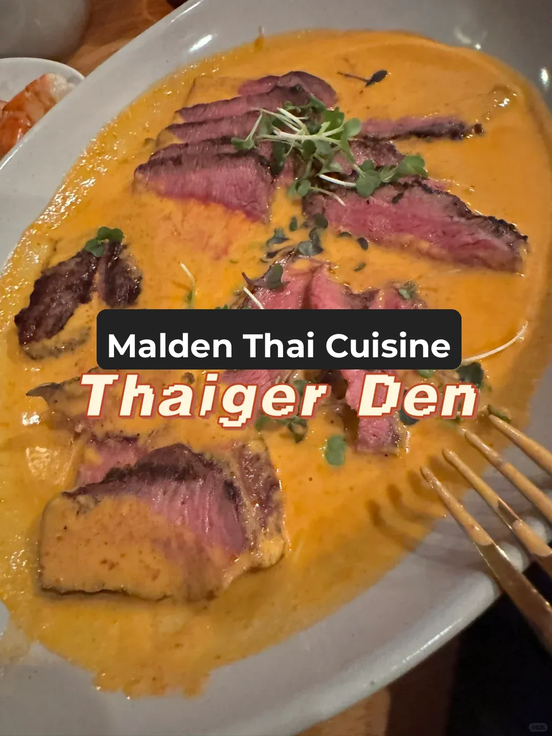 New Thai Restaurant Thaiger Den Opens in Malden, Boston