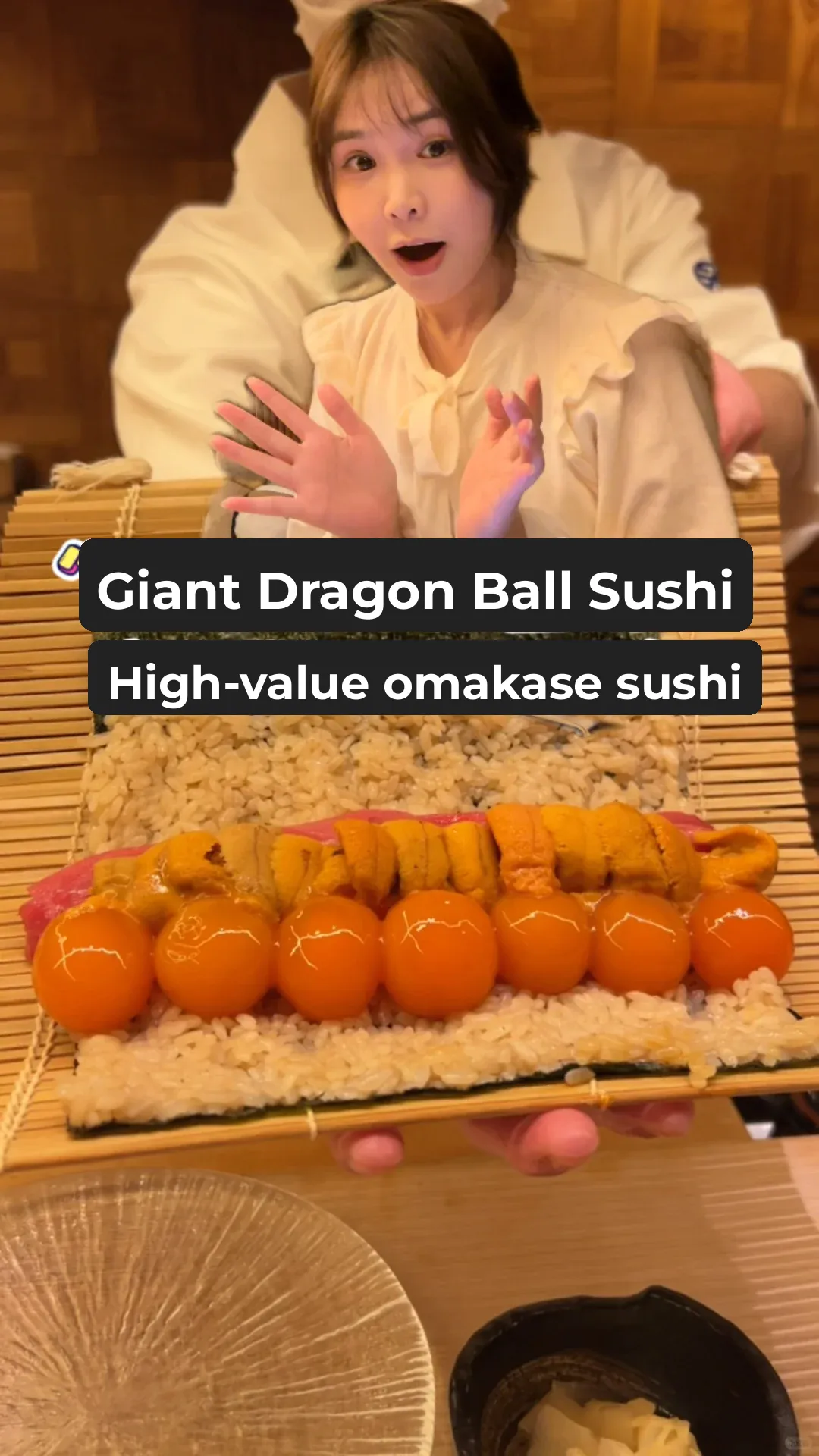 Seven Dragon Ball Sushi" at Sushi Yoshikawa in Azabujuban