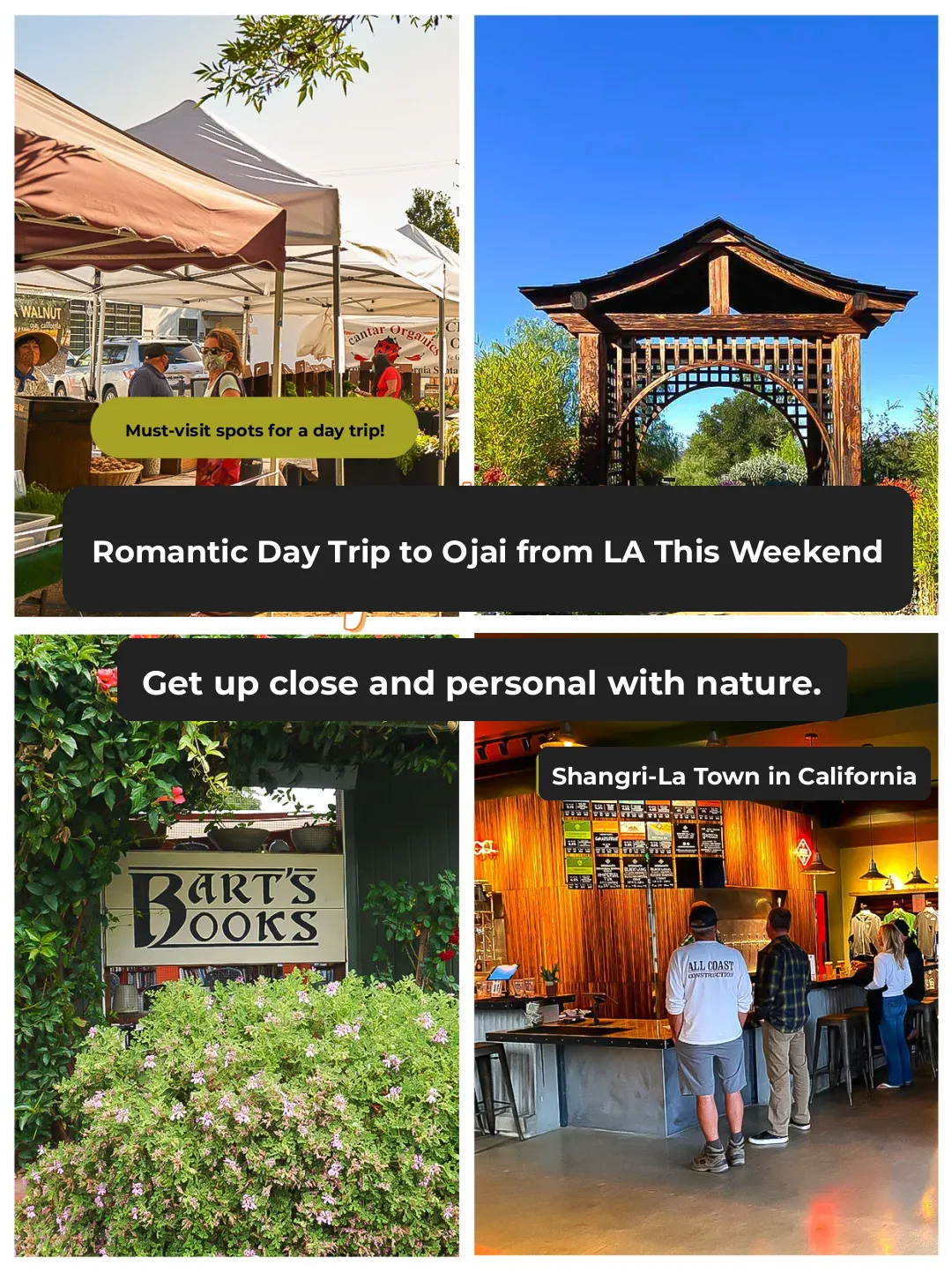 Romantic Ojai Day Trip This Weekend in LA 🌿 Embrace Nature