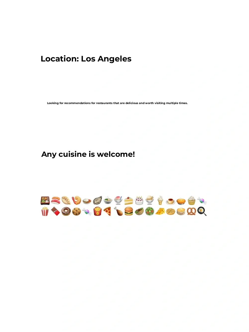 LA Foodies Must-Try Restaurants 🍽️ Drop Your Top Picks! ‼️‼️