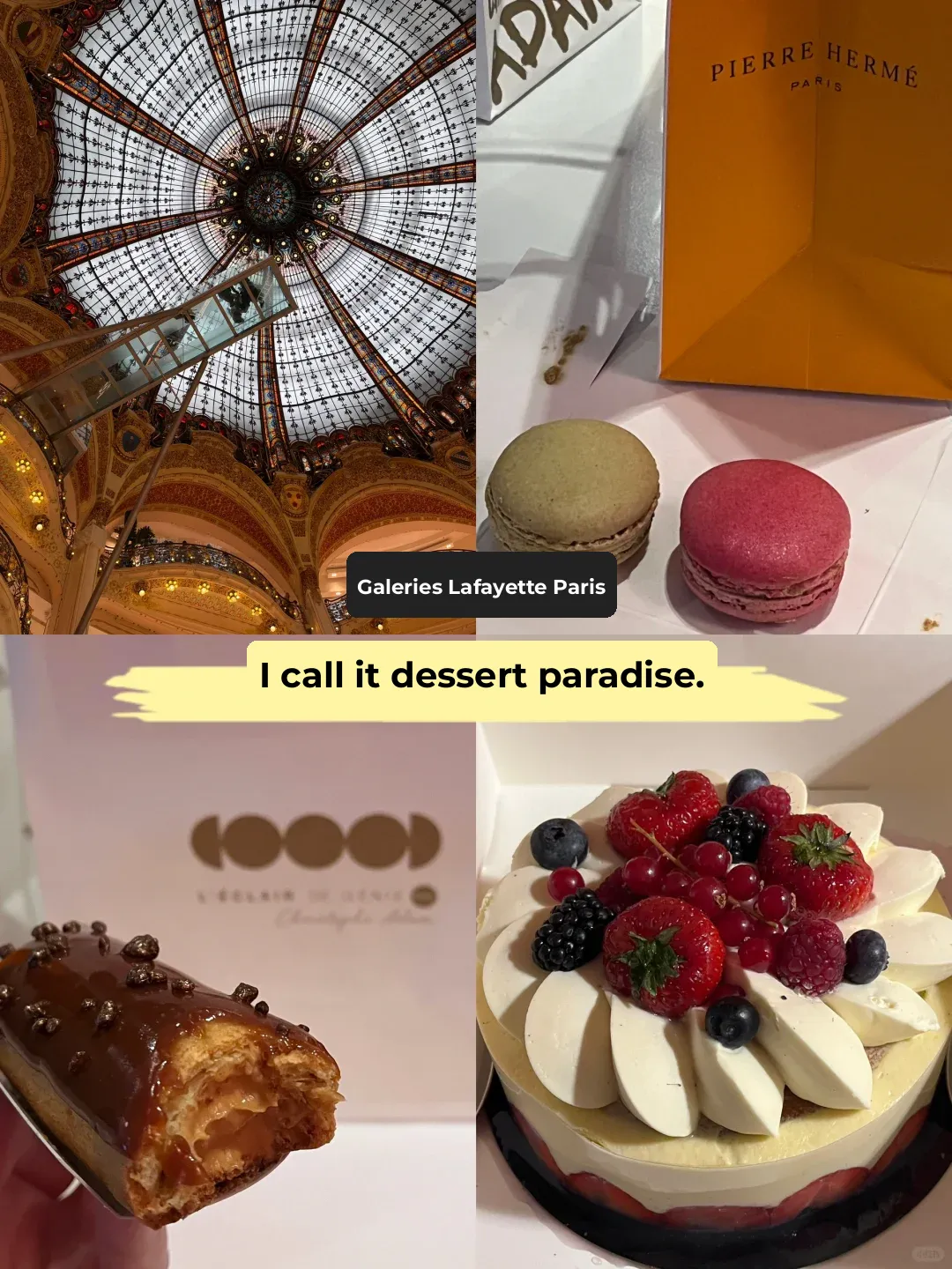 Paris Galeries Lafayette! A Sweet Treat Roundup of Three Must-Try Desserts!!