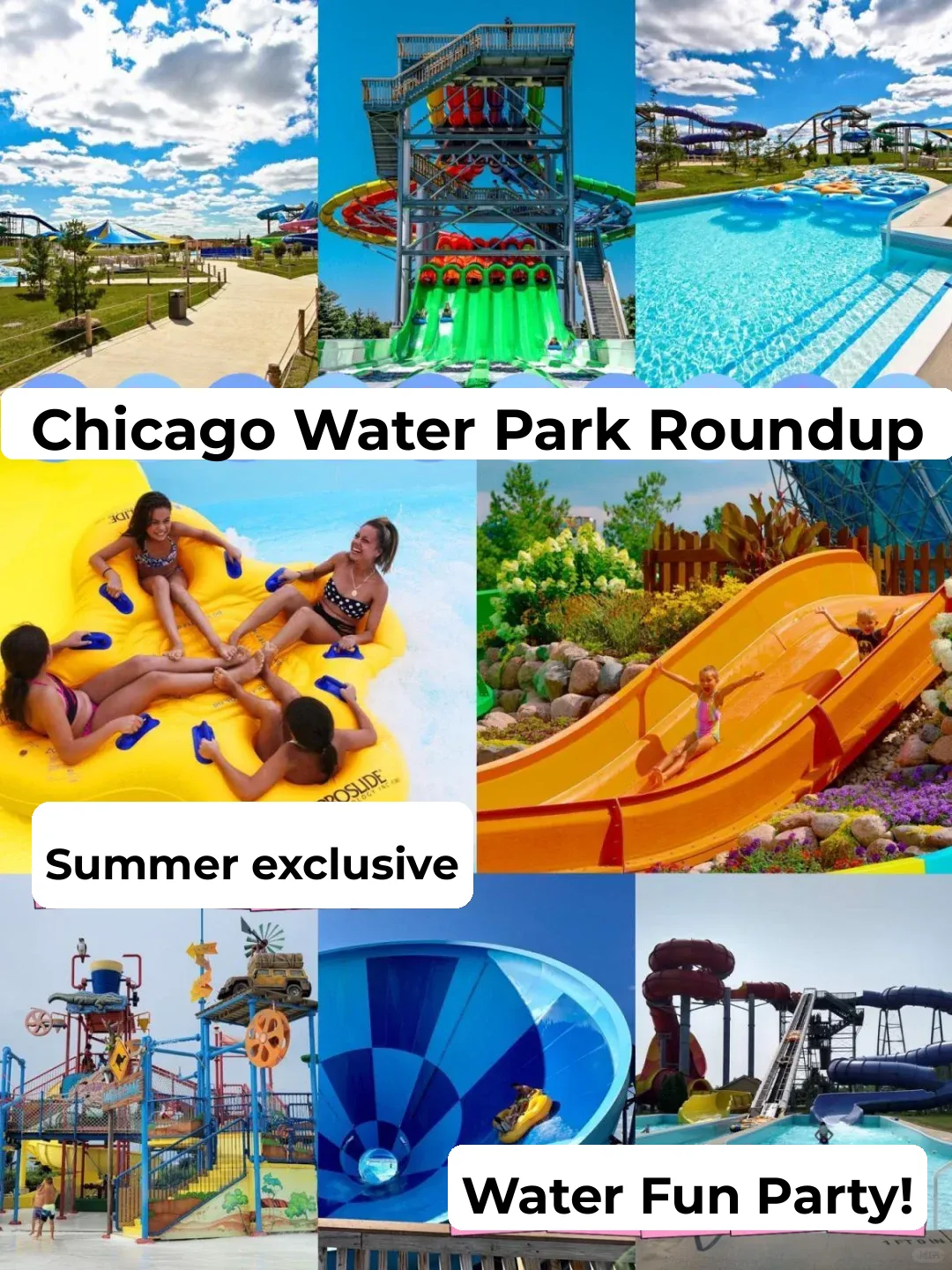 "Top 7 Water Parks in Chicago 🏖️! Let’s Dive In and Have Fun!"