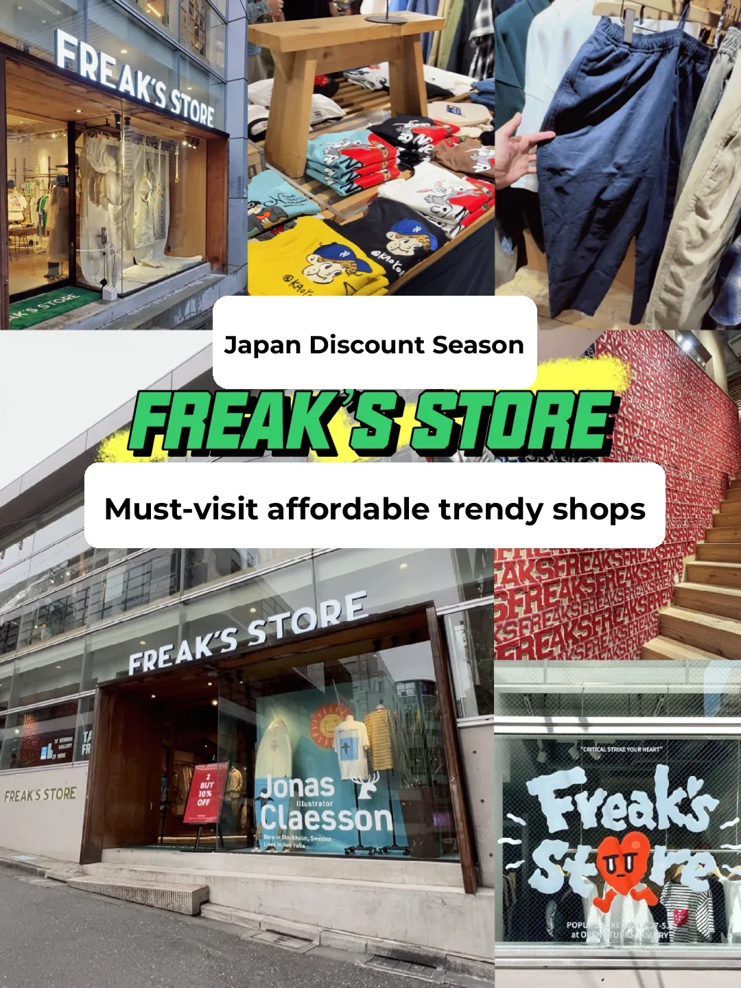 📍Tokyo Shibuya FREAK'S STORE｜The Joy of Affordable Japanese Streetwear