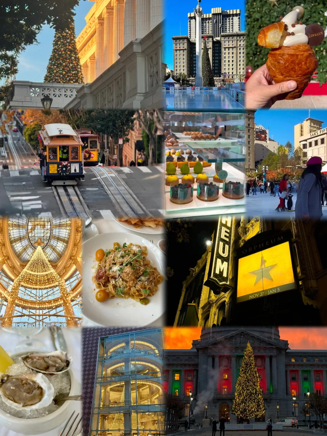 San Francisco Christmas Citywalk One-Way Route 🎄 With Shopping & Dining Guide