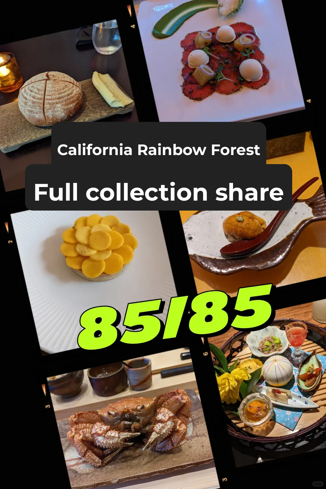 I've conquered all the Michelin stars in California!