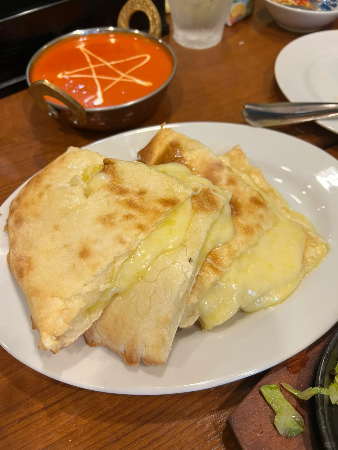 This Cheese Naan at Kyoto's Indian Restaurant is Absolutely Delicious!