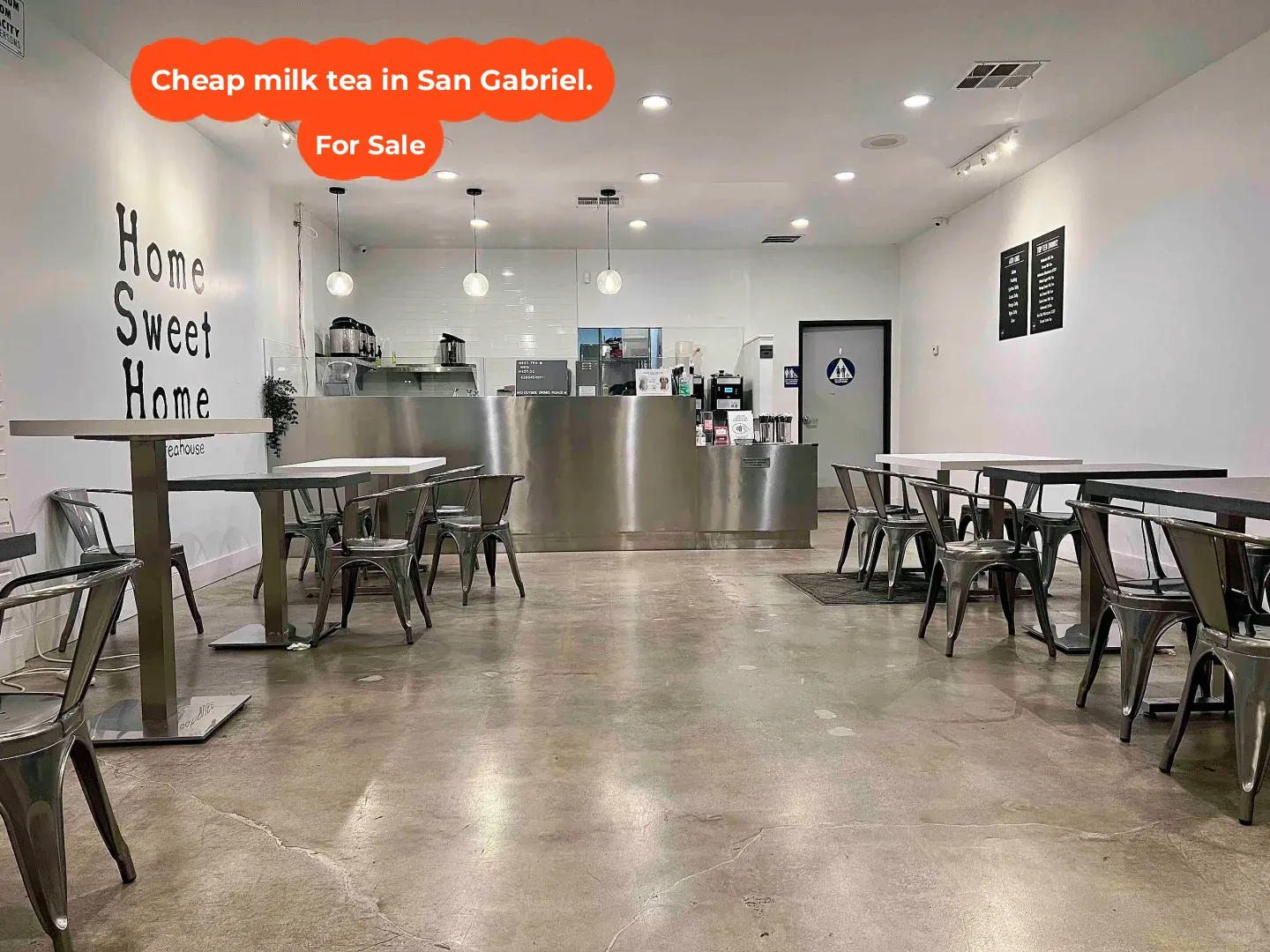 LA San Gabriel Bubble Tea Shop on Sale for Cheap