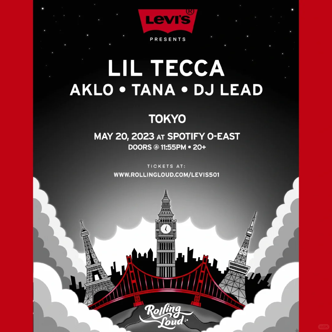 Rolling Loud Hip-Hop Concert 5/20 Shibuya O-EAST✌️