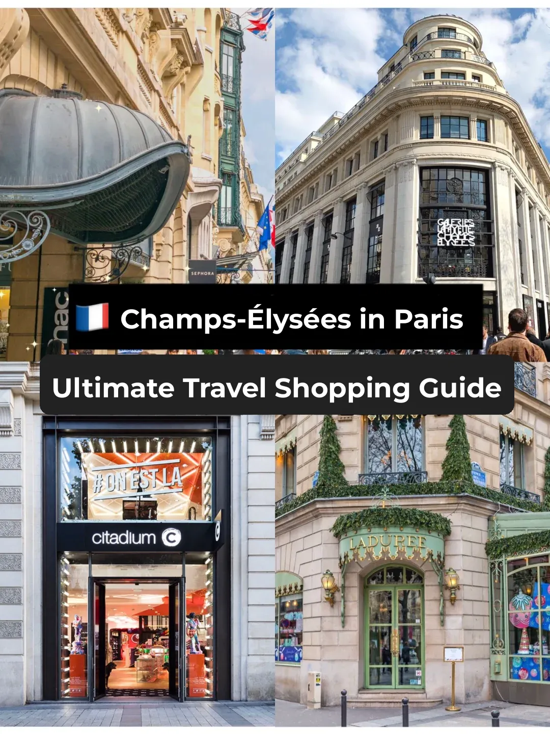 What to Do on Paris' Champs-Élysées Besides Shopping for Luxury Bags? 🇫🇷