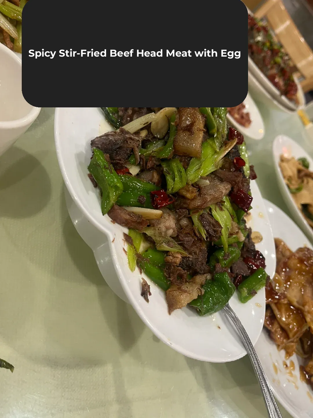 First Time Trying Ox Head Meat! 🐮 It’s So Delicious!